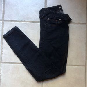 Express dark-wash skinny jeans